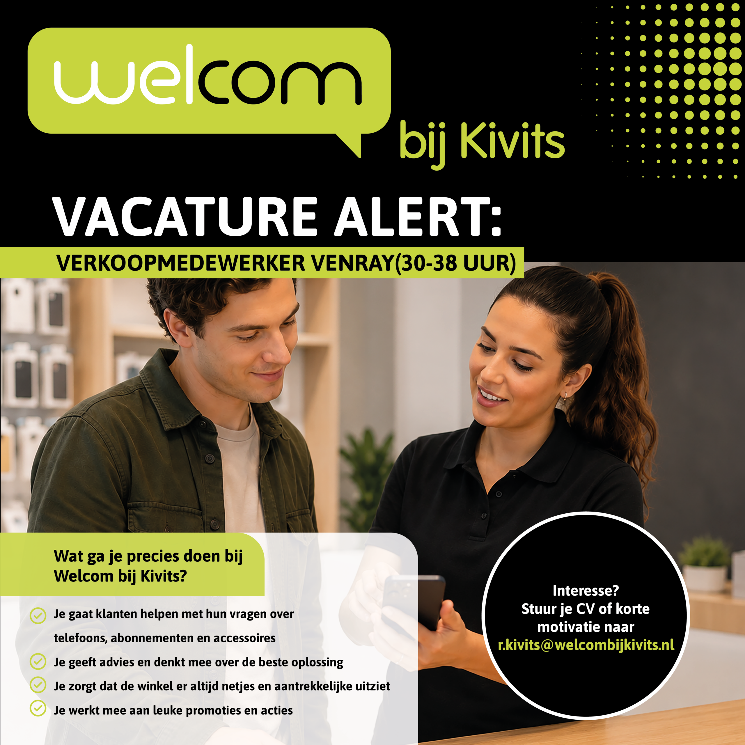 Vacature Alert Kivits